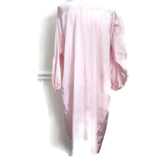Pink Ruffled Women's Vintage Feminine Lady Like  Nightgown Size Medium - Picture 3 of 4